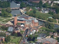 14k2_10060 Luftbild Stratford-upon-Avon Royal Shakespeare Theatre