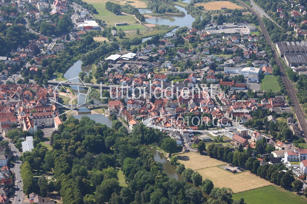 I08_12972 01.07.2008 Luftbild Rotenburg an der Fulda