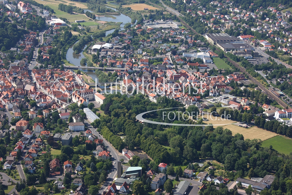 I08_12976 01.07.2008 Luftbild Rotenburg an der Fulda