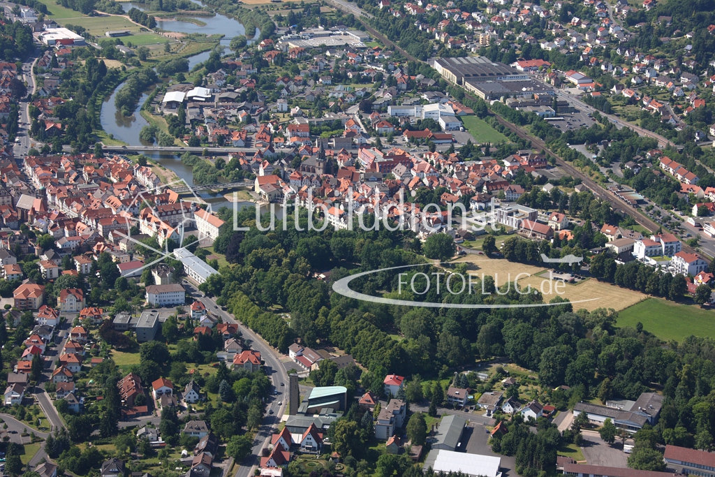 I08_12977 01.07.2008 Luftbild Rotenburg an der Fulda
