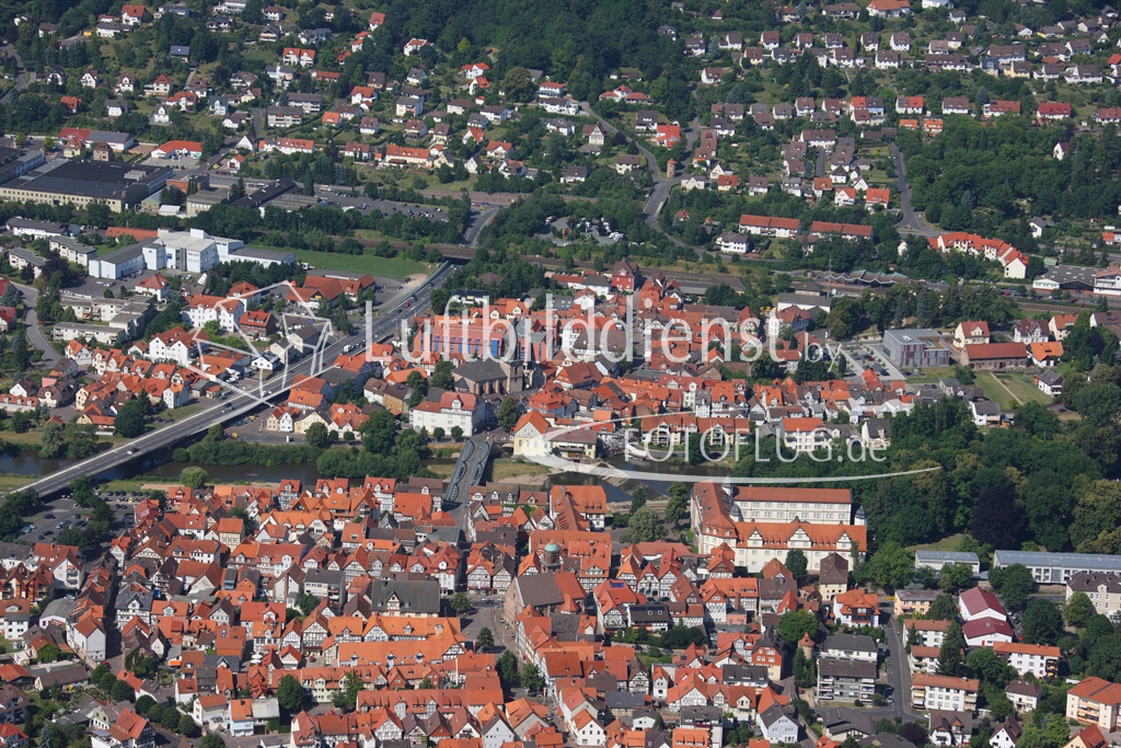 I08_12987 01.07.2008 Luftbild Rotenburg an der Fulda