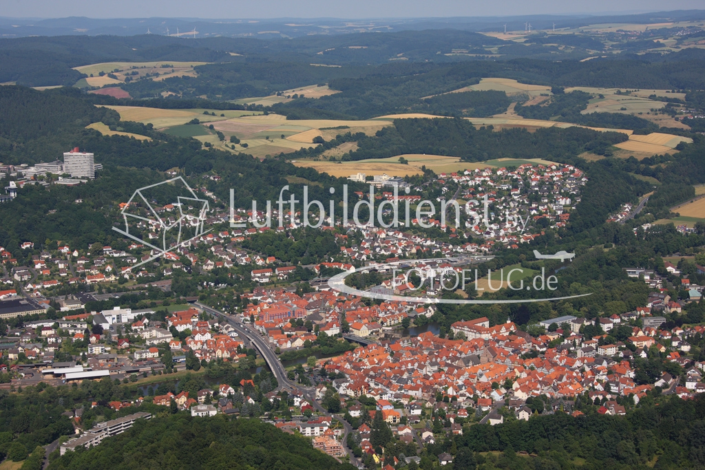 I08_12993 01.07.2008 Luftbild Rotenburg an der Fulda