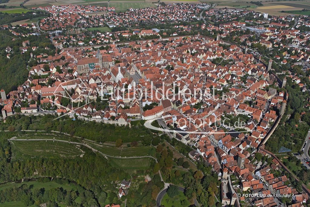 06_15009 21.09.2005 Luftbild Rothenburg ob der Tauber