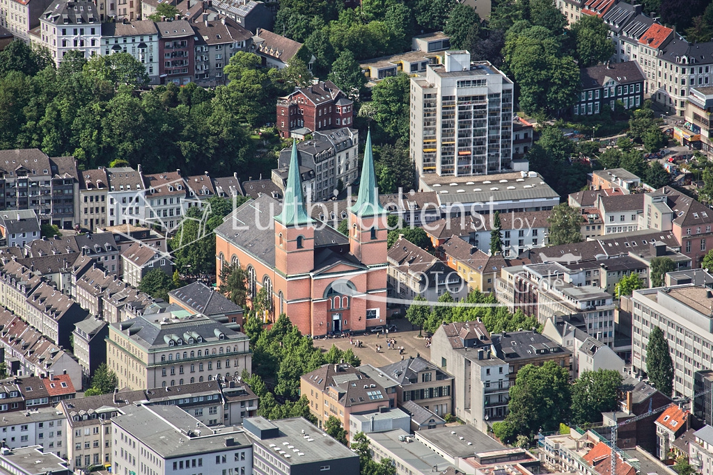 2014_04_25 Luftbild Wuppertal Laurentius Kirche 14k2_0861