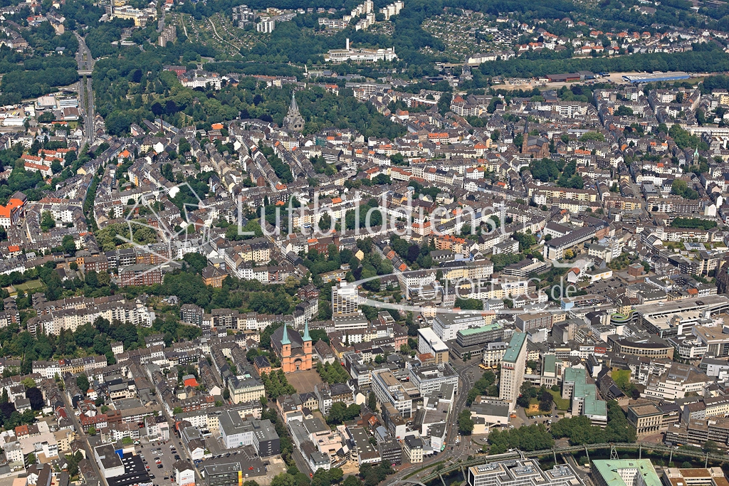 2015_07_04 Luftbild Wuppertal Elberfeld+Nordstadt 15k2_7136