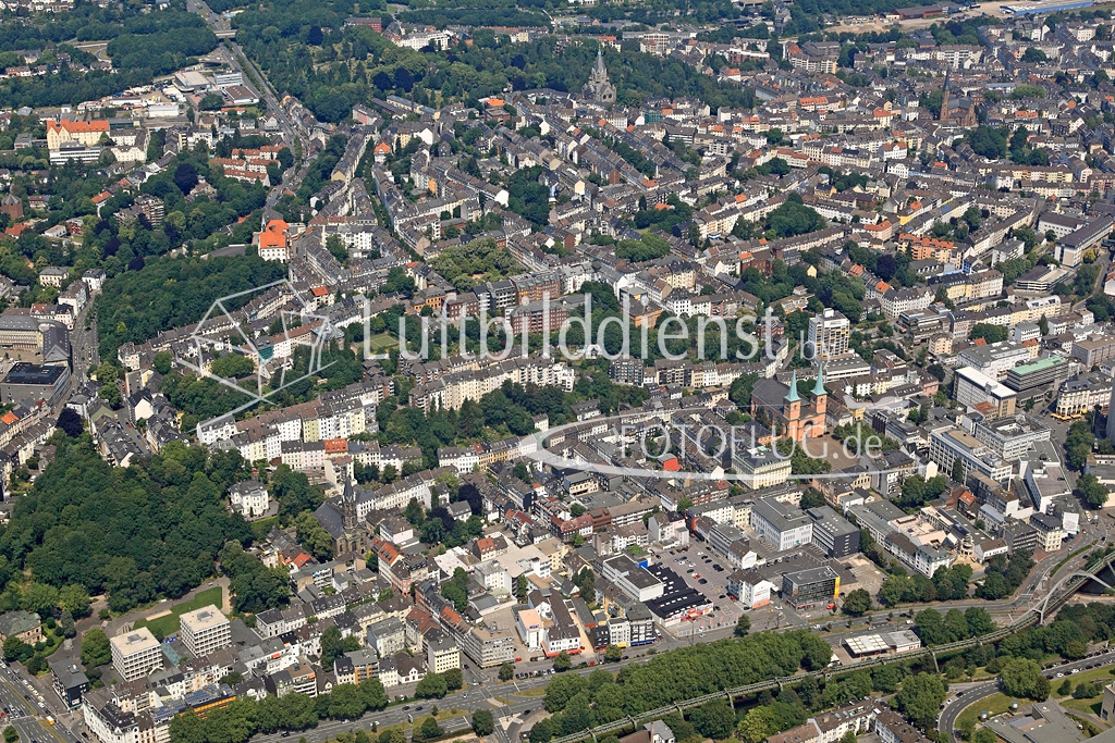 2015_07_04 Luftbild Wuppertal Elberfeld+Nordstadt 15k2_7139