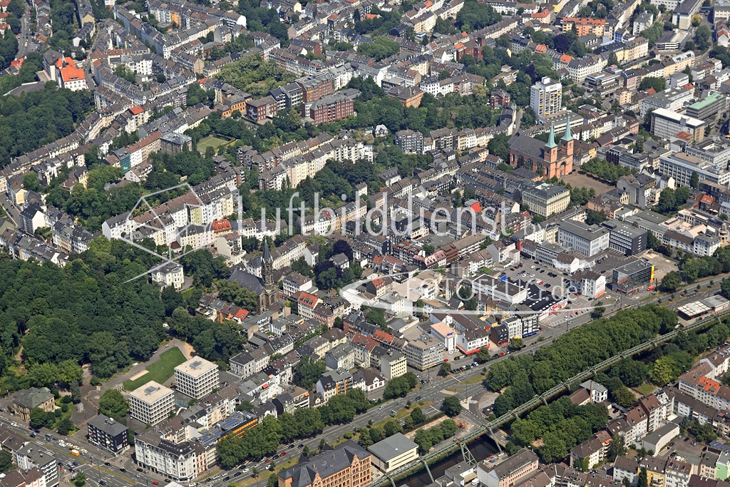 2015_07_04 Luftbild Wuppertal Elberfeld+Nordstadt 15k2_7143