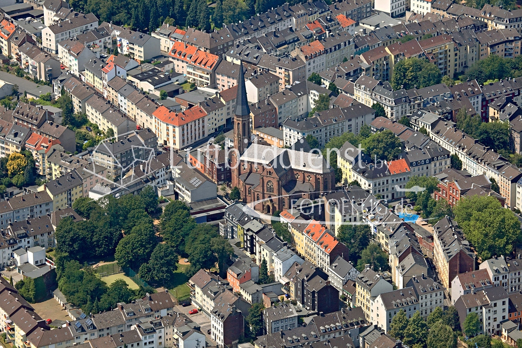 2015_07_04 Luftbild Wuppertal Elberfeld+Nordstadt 15k2_7475