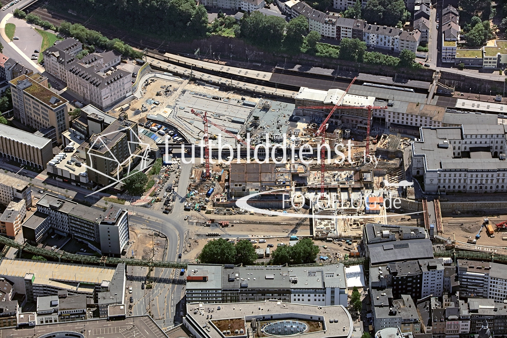 2016_07_19 Luftbild Wuppertal Baustelle Bahnhof 16k3_5296