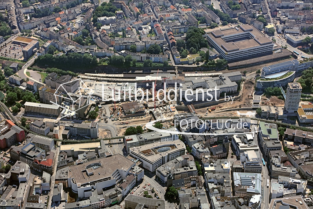 2016_07_19 Luftbild Wuppertal Baustelle Bahnhof 16k3_5299