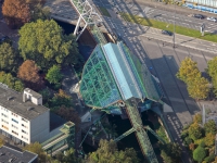 14_29831 28.09.2014 Luftbild Wuppertal Schwebebahn Kluse