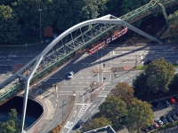 14_30053 28.09.2014 Luftbild Wuppertal Schwebebahn