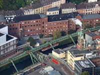 14_30124 28.09.2014 Luftbild Wuppertal Schwebebahn