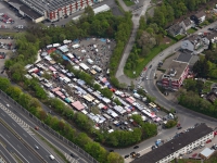 15k2_08116 02.05.2015 Luftbild Wuppertal Unterbarmen Flohmarkt