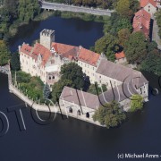 Schrägluftbild Wasserschloss Flechtingen