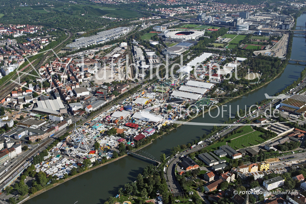 Luftbild Cannstatter Volksfest