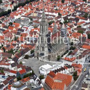 Schrägluftbild Ulm Münsterplatz