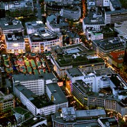 Schrägluftbild Weihnachtsmarkt