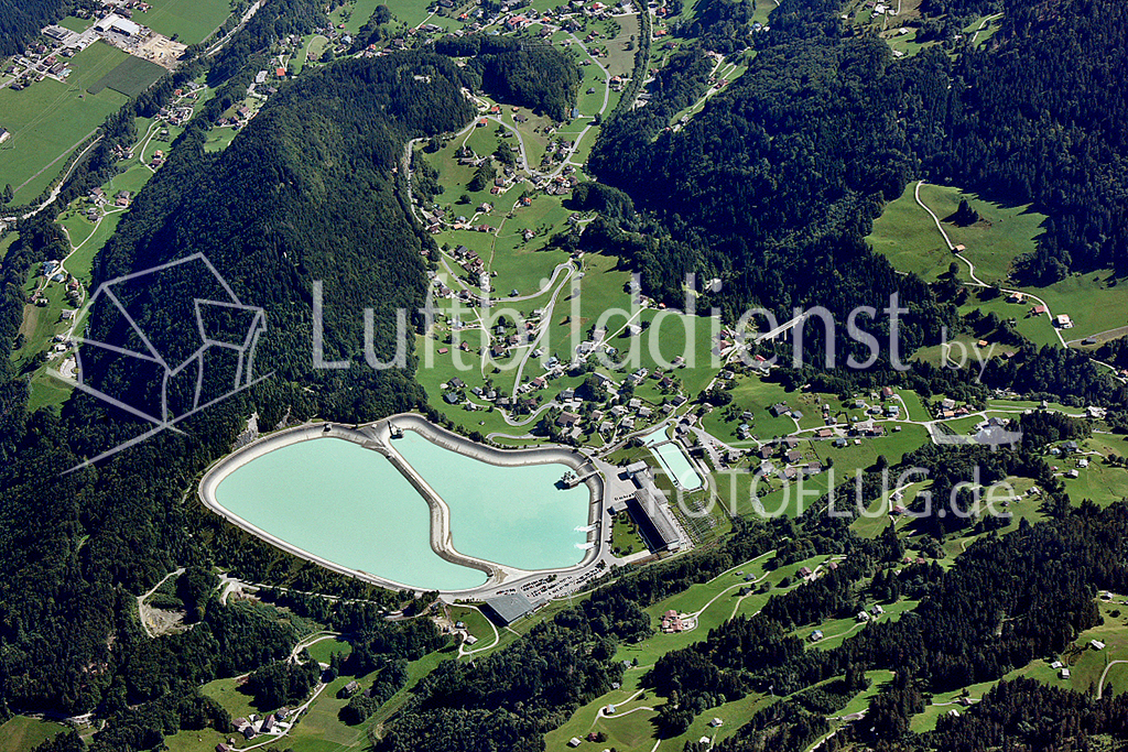 Luftbild Wasserkraftwerk