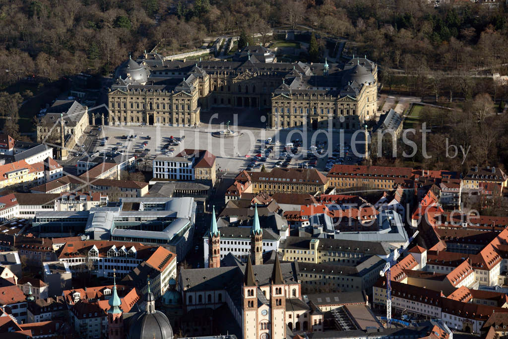 Luftbild Residenz Würzburg