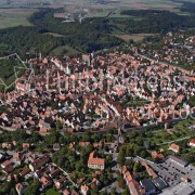 Schrägansicht Rothenburg ob der Tauber