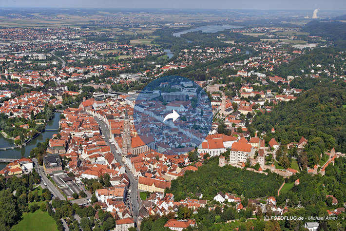 Luftbilder von Landshut