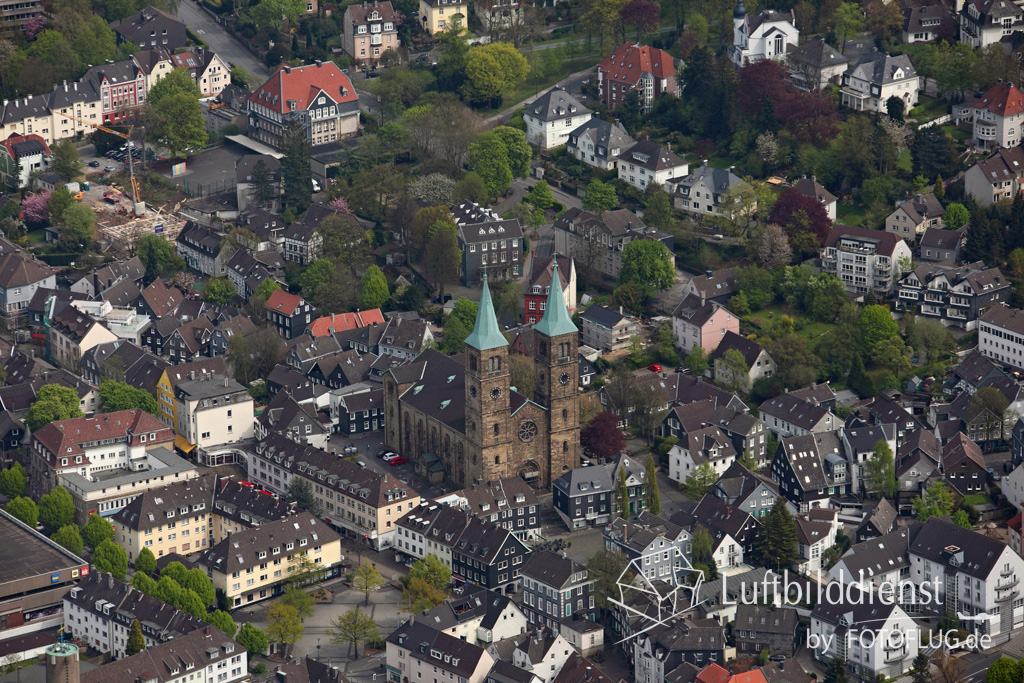 Luftbild Schwelm Kirche