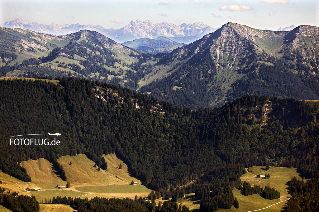 Luftbild Allgäuer Alpen