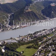 Luftbild St. Goar, Rheinland Pfalz