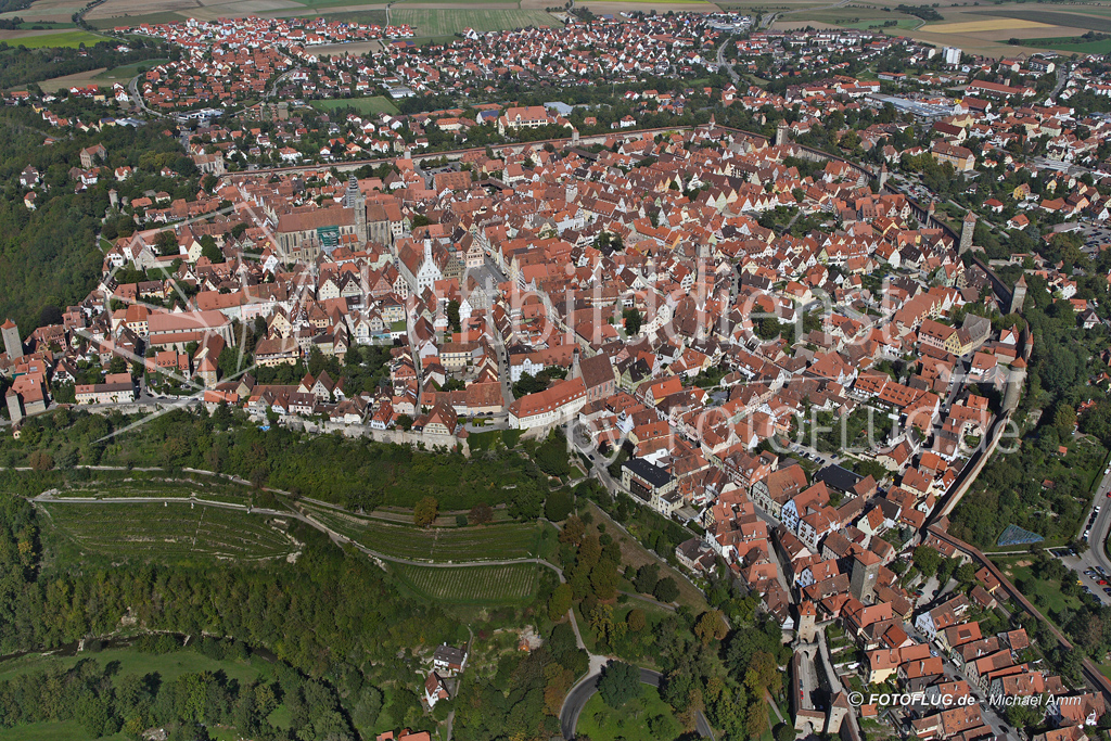 06_15009 21.09.2005 Luftbild Rothenburg ob der Tauber