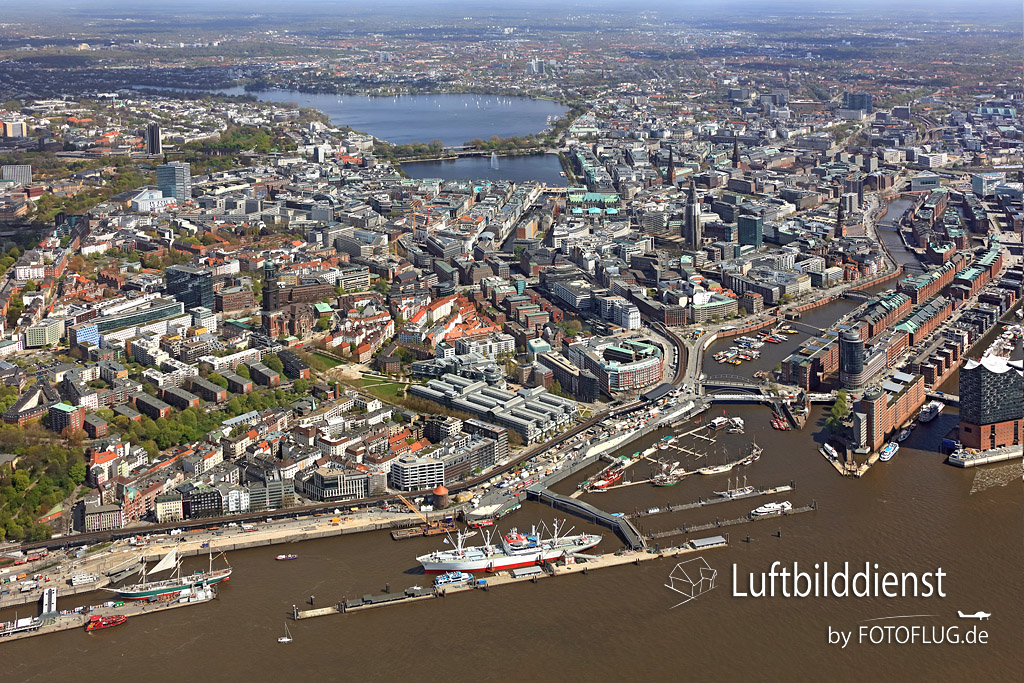 Luftbild der Stadt Hamburg › Luftbild.de