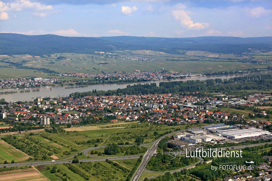 Luftbild der Stadt Ingelheim am Rhein › Luftbild.de