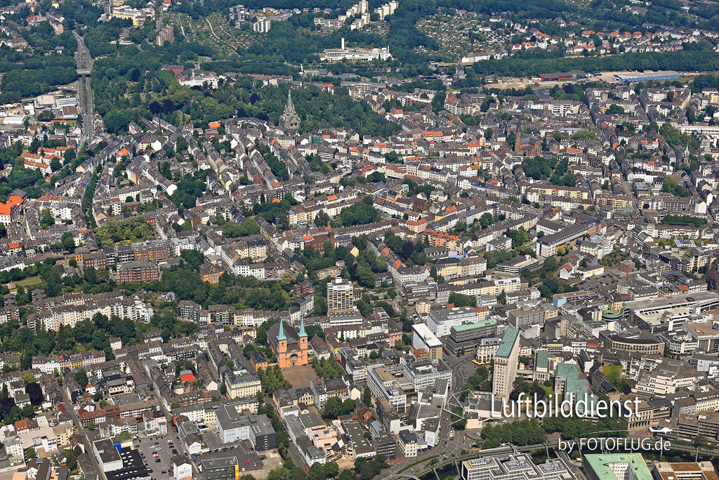 2015_07_04 Luftbild Wuppertal Elberfeld+Nordstadt 15k2_7136